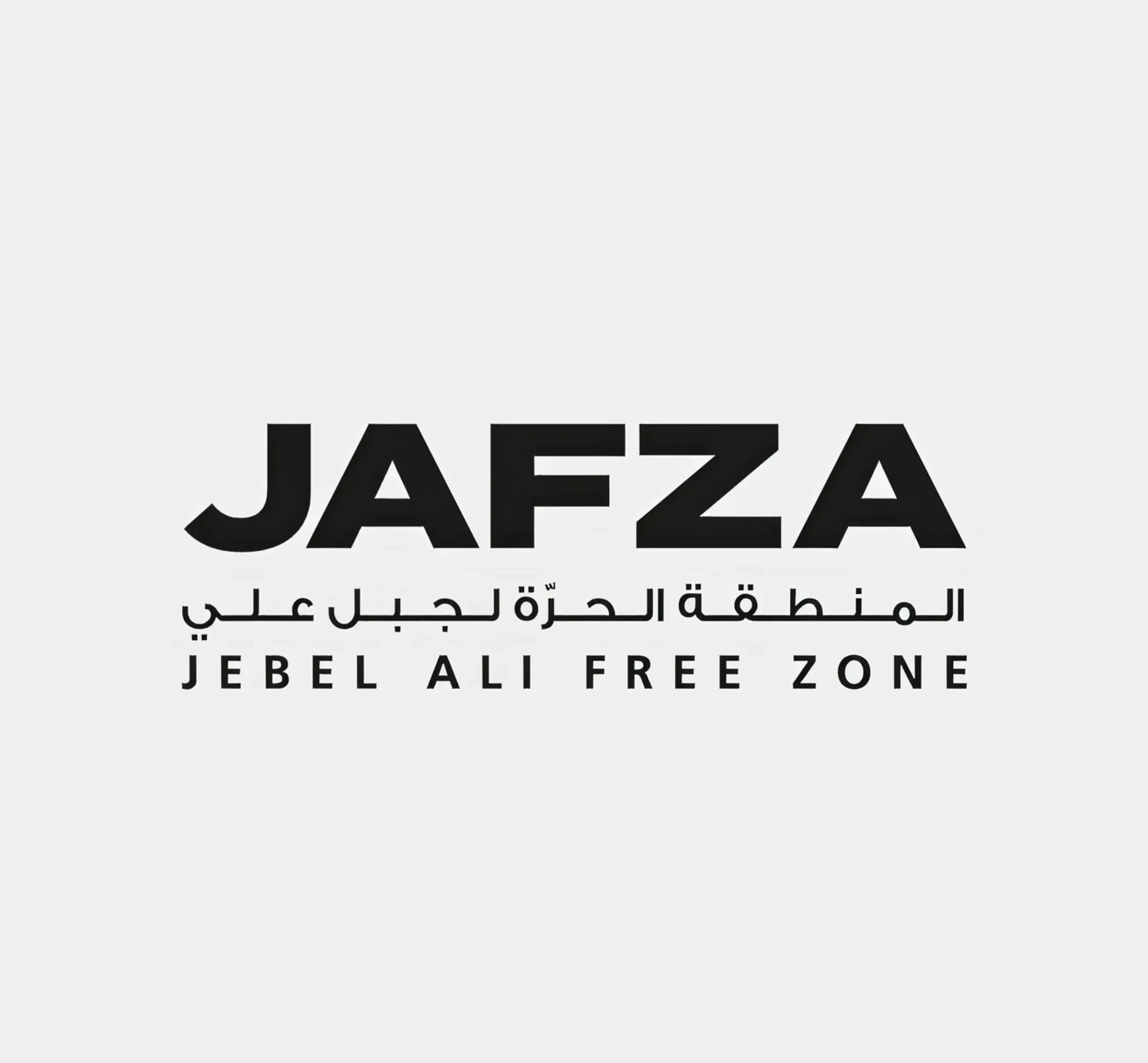 The JAFZA logo, representing Jebel Ali Free Zone, a key client for Skyne, a creative agency specializing in branding for free zones and trade hubs in Dubai.