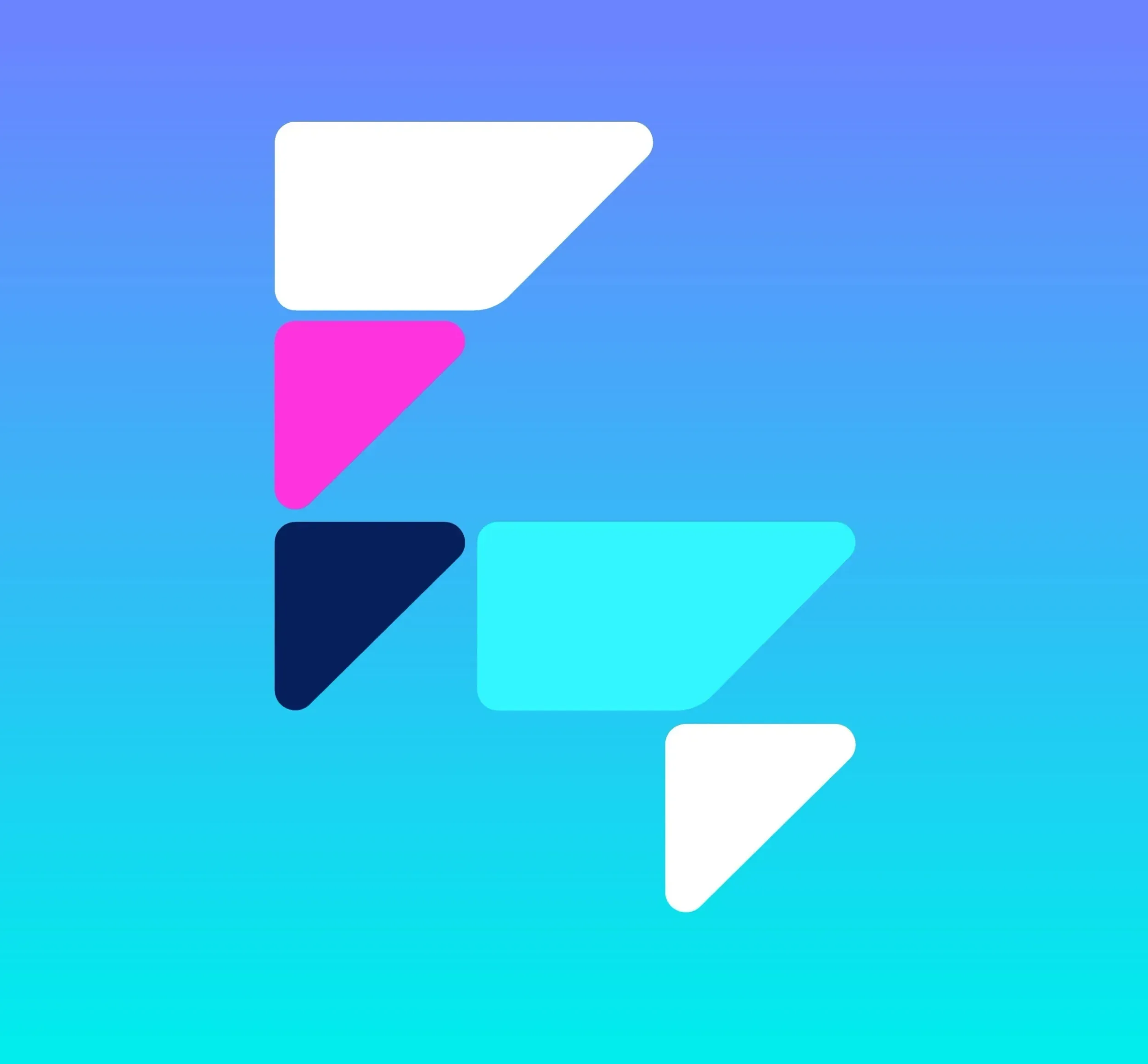 The Alef Education brand pattern, a dynamic arrangement of colorful geometric shapes, reflecting the adaptive and personalized nature of their digital learning solutions, designed by Skyne.