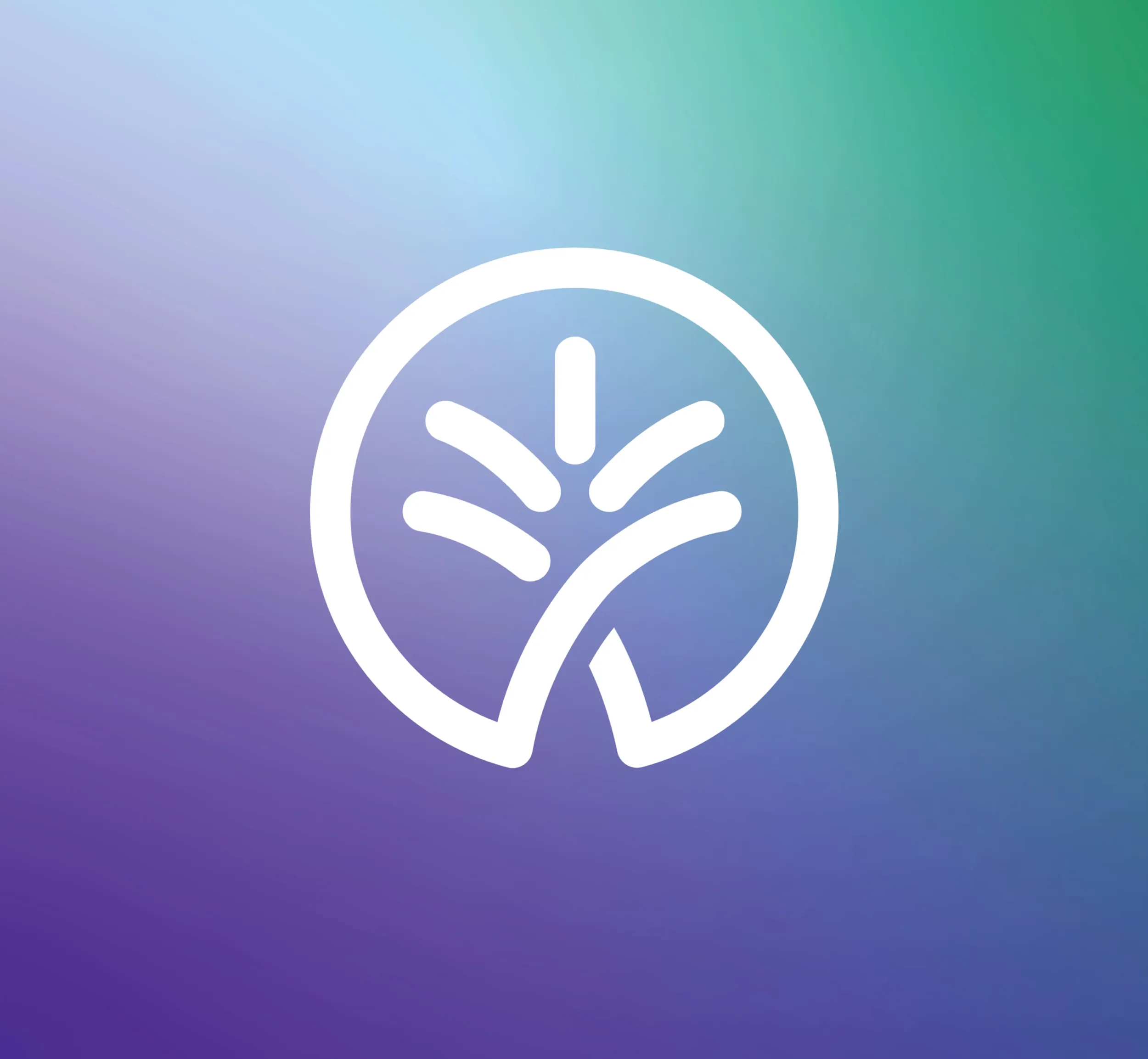 Mukatafa brand icon on a gradient background, designed by Skyne branding agency as part of visual identity system.