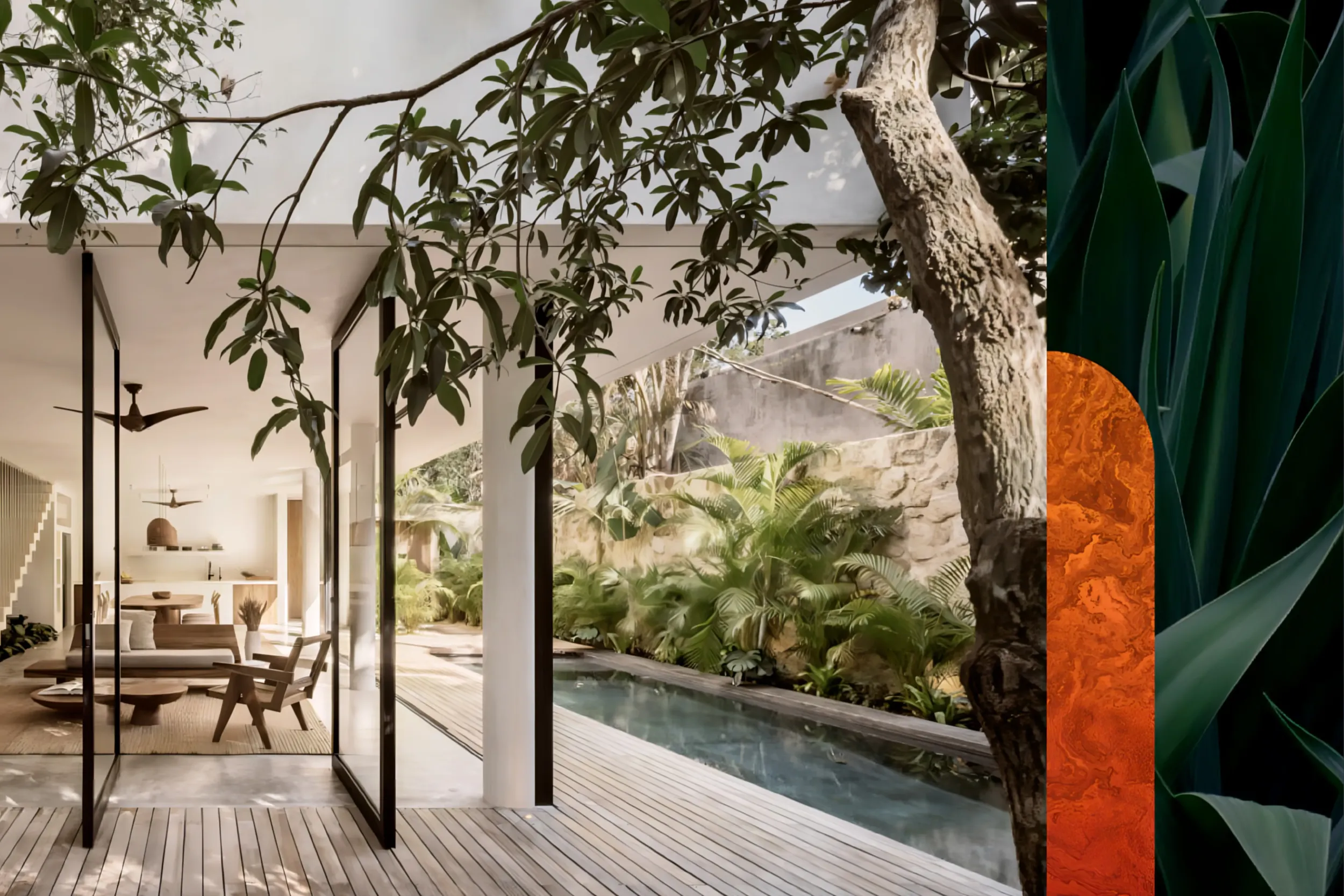Skyne, a creative agency in Dubai, highlights the seamless integration of nature and modern living in Hayyan, showcasing the community's unique branding and design philosophy.